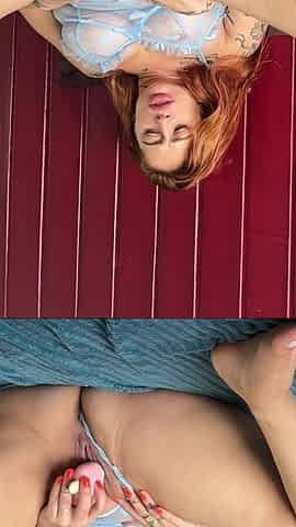 Camila Vegas Using Suction Vibrator and Dildo BBC - Solo Female