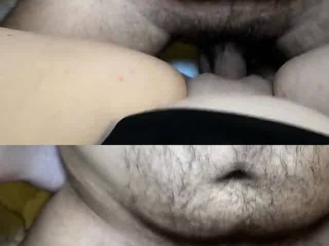 Tattooed BBW Girl Gives Creampie to Her Husband