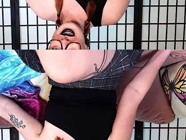 Itskinkerbell - Goth Classmate Pits And Feet Bullying Joi