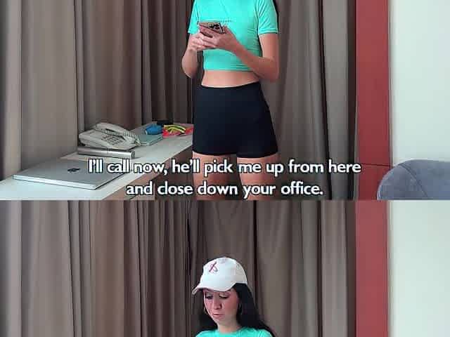 Caught a Hotty Watching Porn in a Cafe and Took Her in for a Thorough Search