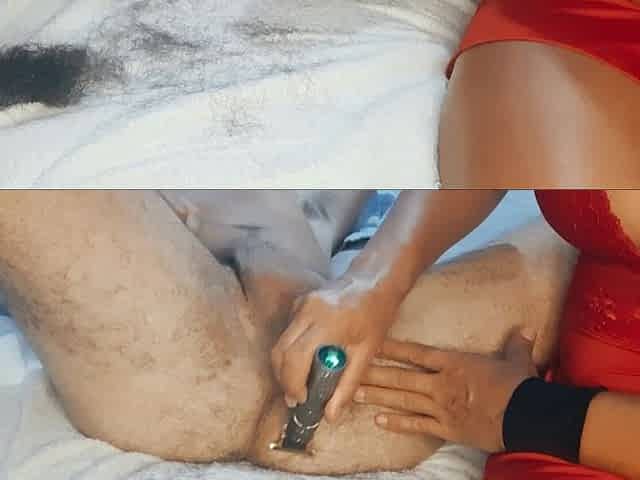 She Shave My Balls, Cock and Ass.