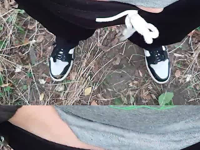 I stroke in a public park