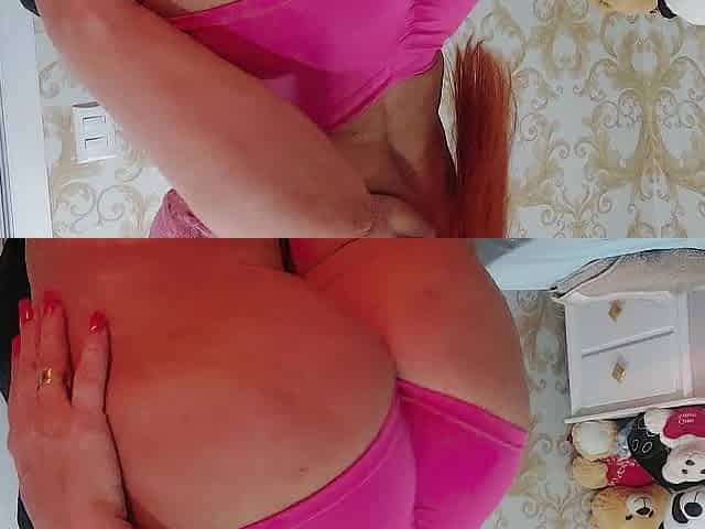 Carnal dance in shorts and showing her booty and vagina