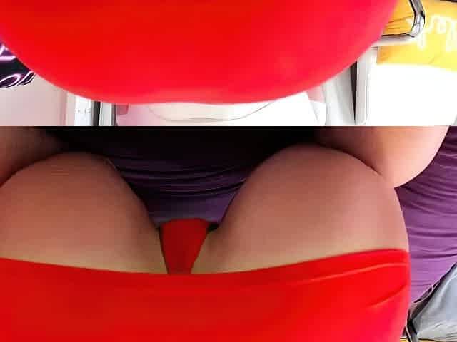 Coco - Red G String Ass n Asshole Worship