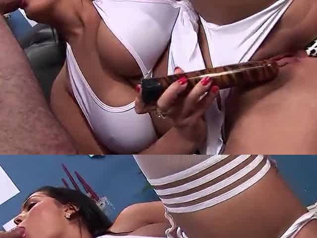 Jasmine Ebony engaged in raunchy intercourse with Paul Chaplin.