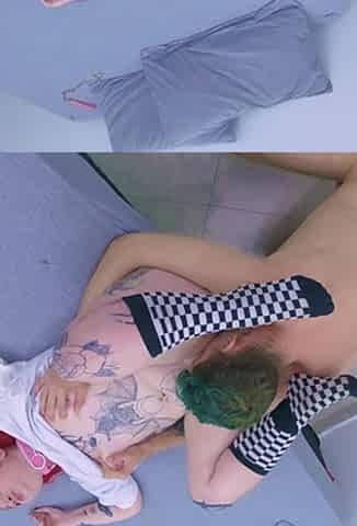 Hot Redhead Feels Horny for the Guy's Giant Cock