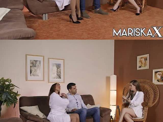 Euro foursome Busty babes Lyne and Susi share two cocks - Mariska
