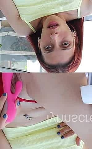 I Was Sm'king in the B4lcony and I Bring My Vibrator to Have a Moment of Self Pleasure and Record It for You