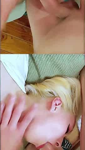 Historia Reiss es cogida en la boca y le hago un creampie en su snatch!