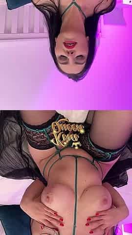 Kira Queen Plays with Her Tits While Lusting for Your Cock!