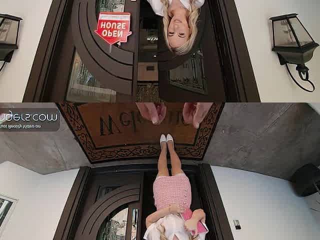 VR Bangers: Hawt Golden-haired mother I'd like to fuck Realtor Screws Anally And Cums At a Abode Showing