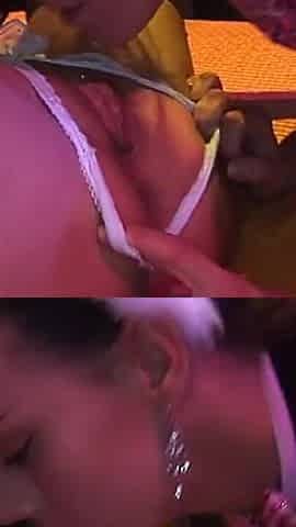 Bunny Eared Babes Devour Cocks in Steamy Group Orgy