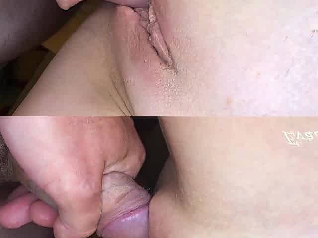 close-up, snatch squelching and tons of cum in snatch