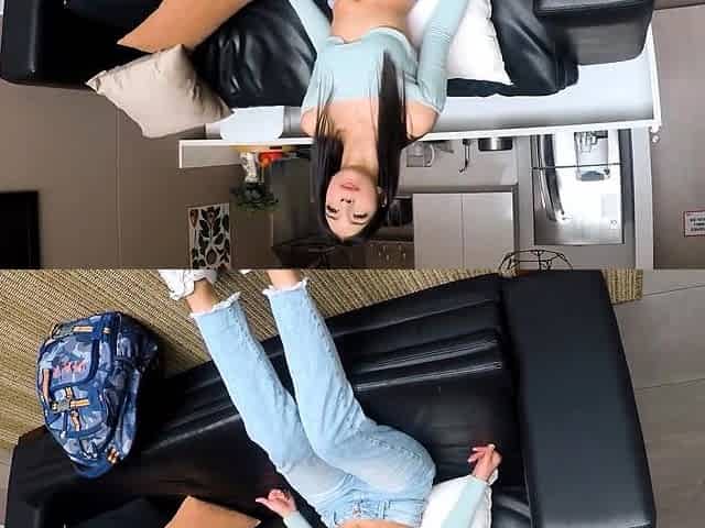 Cute 18yo Latina Has Her First Real Orgasm