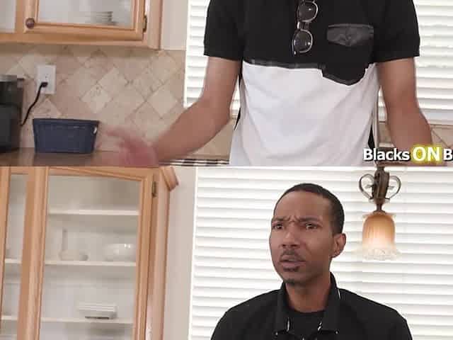 Black stepdad giving his teen stepdaughter her first anal