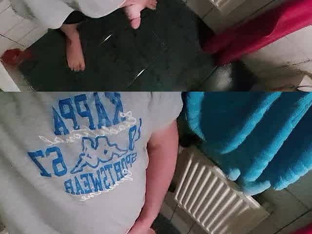 Masturbating in a allies washroom