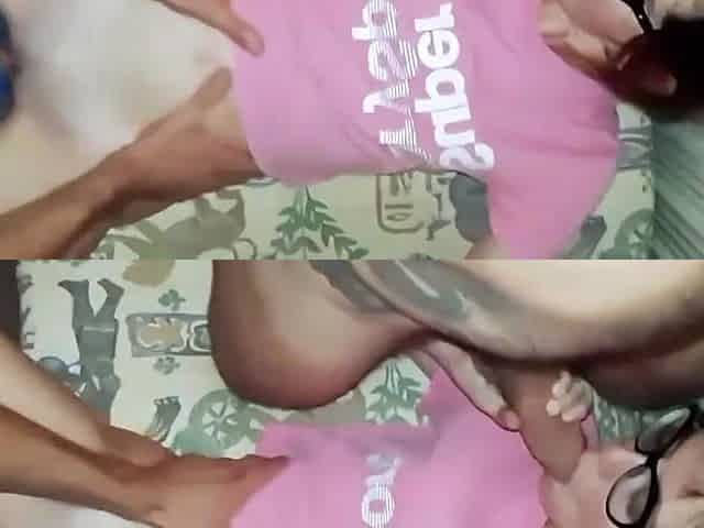 Tiny Italian Student Gangbanged