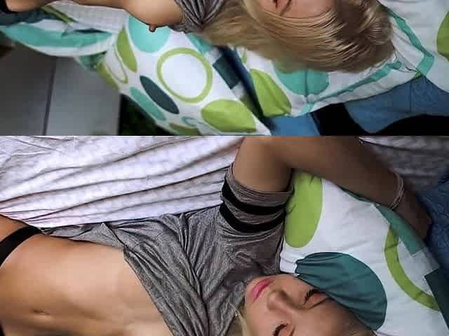 Amateur blonde teen dances before hardcore sex