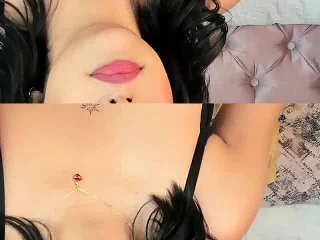 This brunette chick with nice big boobs and a pretty face is