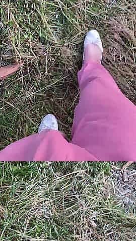 Close view of a girlcock peeing