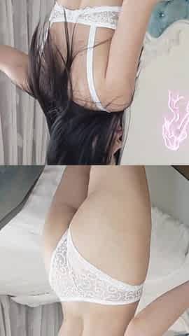 White Lingrie Tease and Undressing