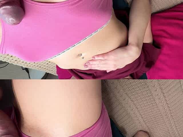 Kinky Pussy Rubbing and Creamy Fuck with Best Friend's Wife