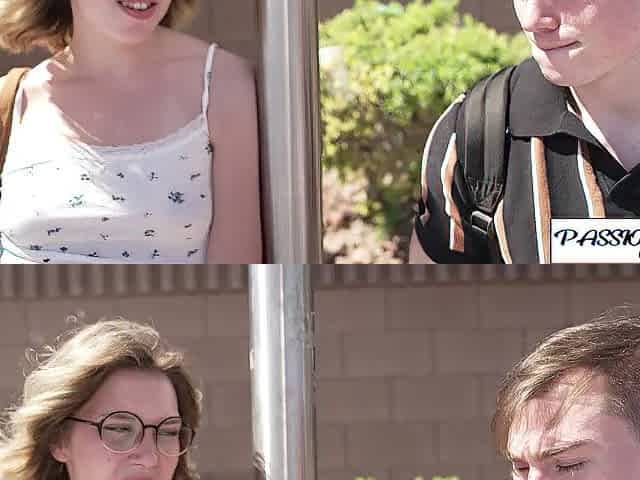 Summer break hookup between sexy nerd and wang