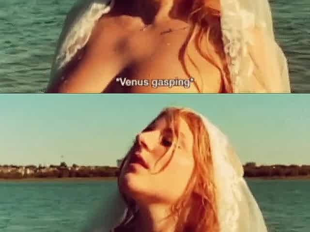 Golden-haired Bridal Dream Indecent Poem Reading, Softcore Solo Masturbation Art Film