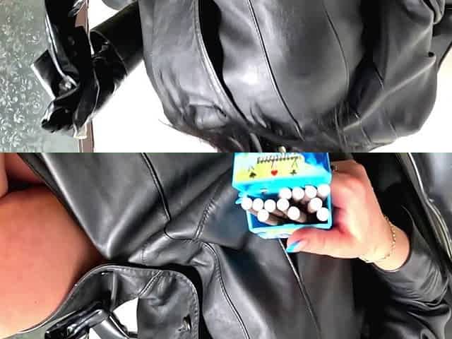 Smoking Leather JOI. Powerful Vibrator and Intense Orgasm Chair Fall