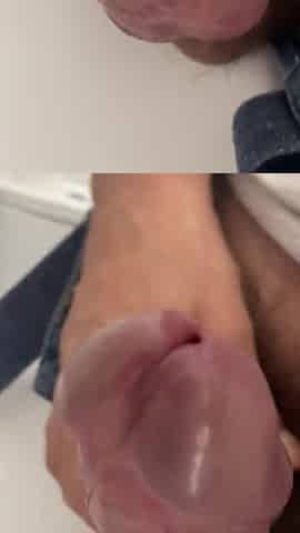 Huge explosion of milk you provoked with your private video call