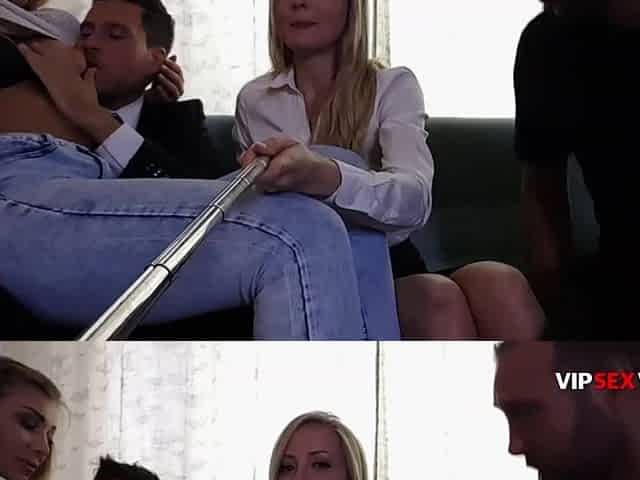 This guy Bent Me Over and That babe Filmed My Screwing Booty From Under... I Loved That Vagina