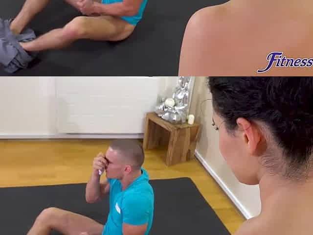 Panty sniffing GYM PERVERT approached by LITTLE SPANISH CHICK - Fitness Rooms
