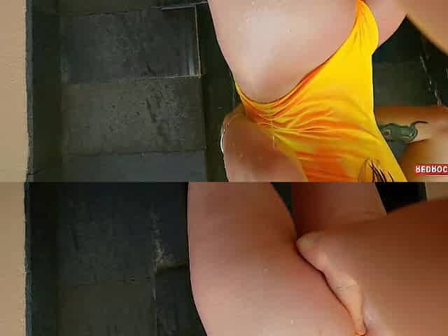 Tropical Doxy Implores for My Penis After I Grab Her by the Mouth - RedRock & Reislin Spunk fountain