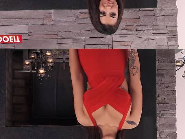 Breathtaking Spanish chick Likes to Drink French cum