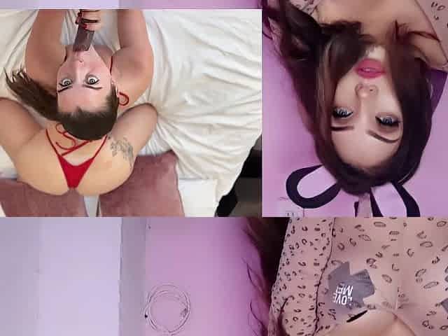Charming cheating lover seduces with her curves and blowjobs