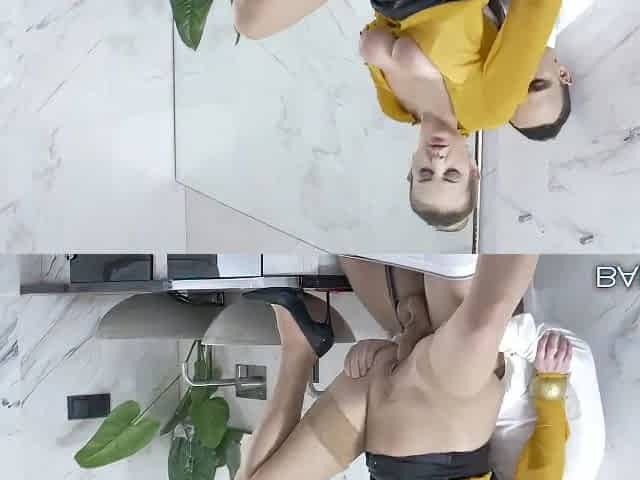 Cutie Babe With Huge Boobs Candy Alexa Is Getting Fucked In The Toilet