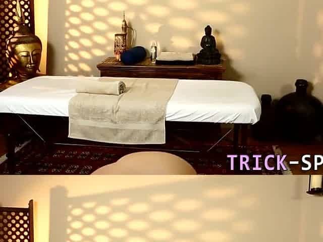 Massaged Slut Sucks Dick On