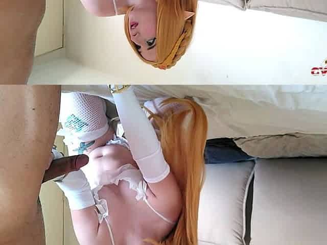 Princess Zelda Gives Me a Delicious Blowjob and Gives Me Her Tight Vagina