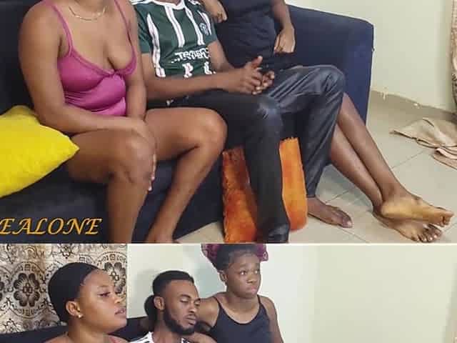 Two Lesbian Teen Caught Having Sex Then Get Caught by Stepbro