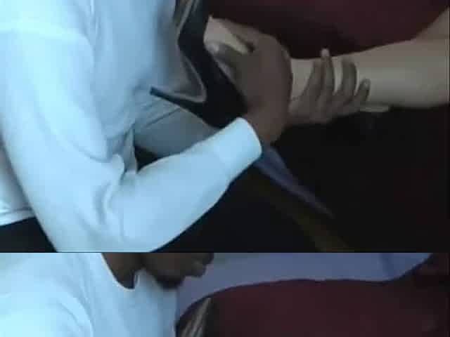 Jamie Daniels dirty feet cleaning
