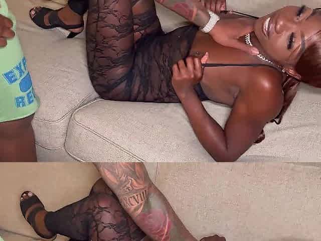 LOLA EBONY SCREWS GUCCI 3RD LEG SUPER JUICY TWAT PART 1