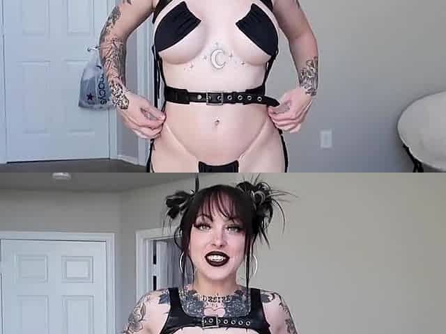 Millie Millz - Hot Tattooed Neighbor Wants To Enjoy Solo Pleasures Wanting To Have Fun With You