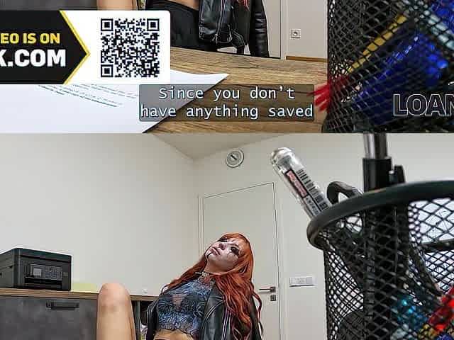 LOAN4K. Large titty punk beauty rides a schlong for a journey loan