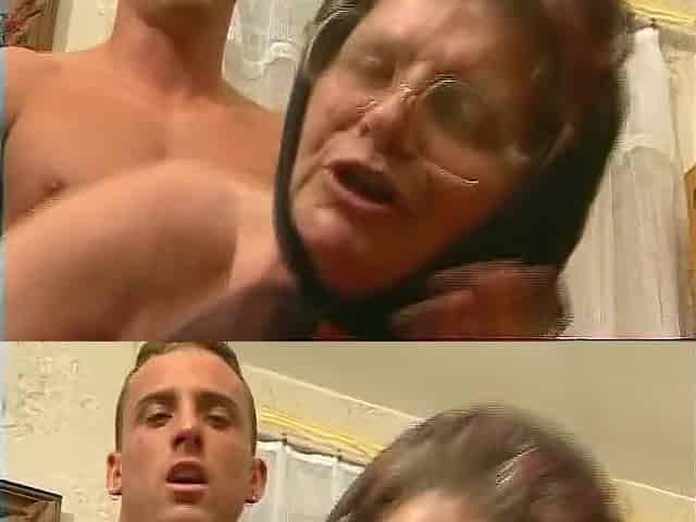 He Fucks His Girlfriends Grandma! She Does Everything Her Granddaughter Doesnt Like!