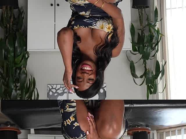 Backstage with big tits ebony model Kaiya Rose