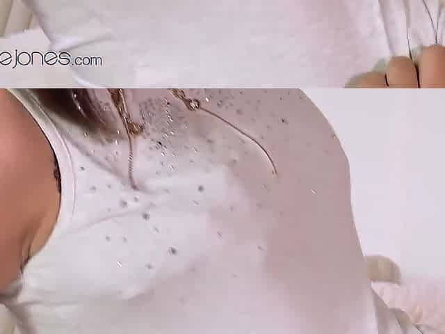 Titty Brunette Rides With Passion