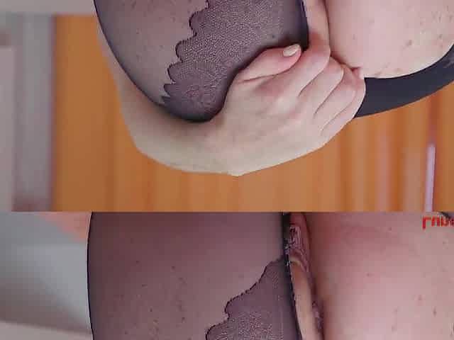 That babe likes to rip hose and gulp cum