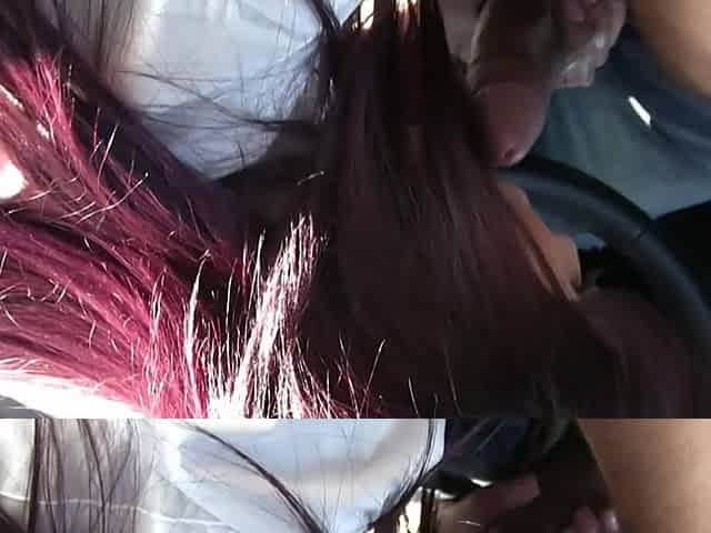 Dripping Car Fingering to Ahegao Drooling Blowjob Madness