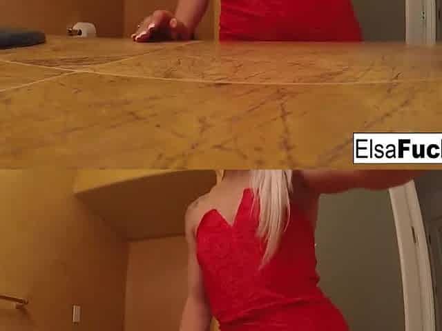 Elsa's home movie scene masturbation