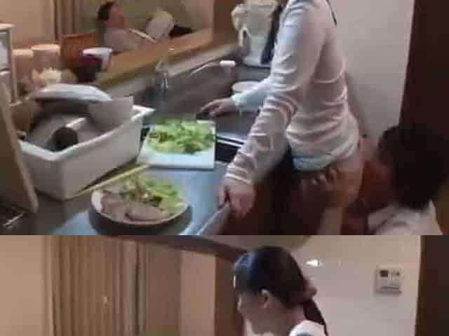 The Japanese Wife cheating the Husband